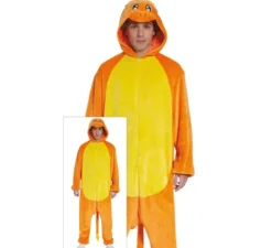 Costume arancione drago per adulti