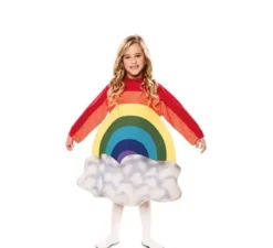 Costume arcobaleno con nuvole per bambini e neonati