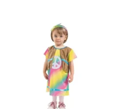 Costume arcobaleno hippie per bambino