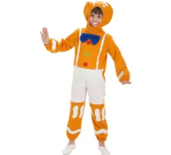 Costume bambola di biscotto di panpepato per un ragazzo