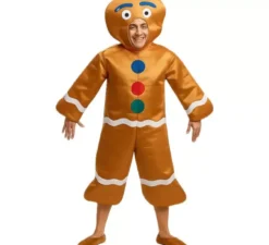 Costume bambola di biscotto di panpepato per uomo taglia ml