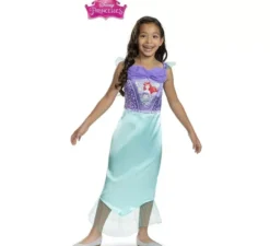 Costume basic di Ariel La Sirenetta per bambina