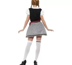 Costume bavarese nero per una donna