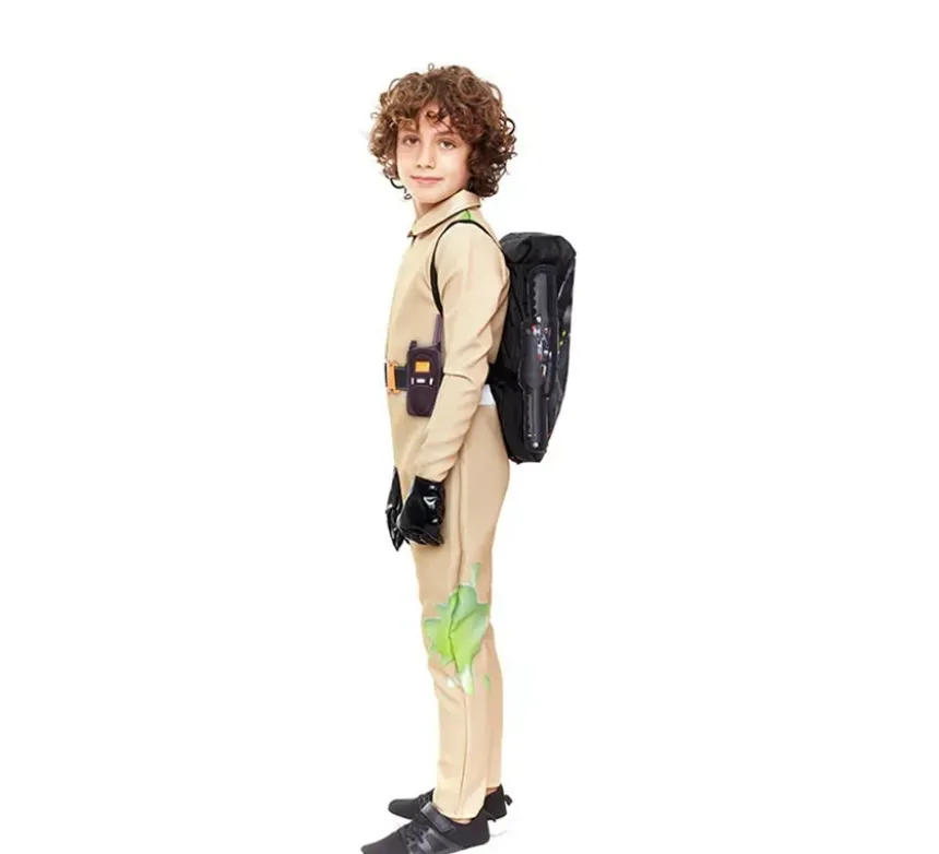 Costume beige da Ghost Exterminator per bambino