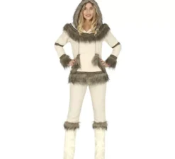 costume bianco Eskimo per le donne