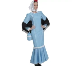 Costume blu chulapa per donna