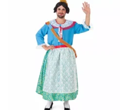 Costume blu da Fallera Mayor per uomo