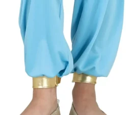 Costume blu da principessa del deserto per bambina