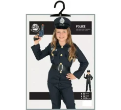 Costume blu della polizia per bambini