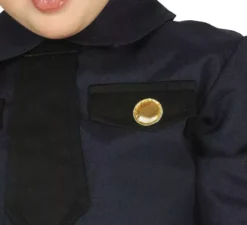 Costume blu della polizia per bambini piccoli