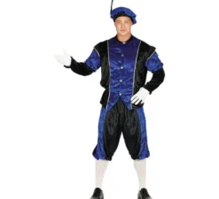 Costume blu e nero per un uomo
