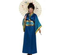Costume blu gheisa per donna