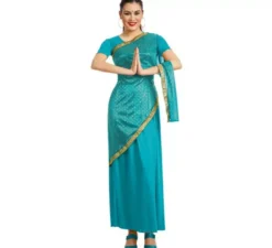 costume Bollywood Blu Turchese Donne