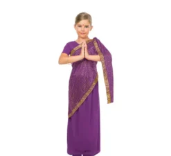 costume Bollywood viola per le ragazze