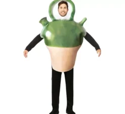 Costume Botijo verde e beige per adulto