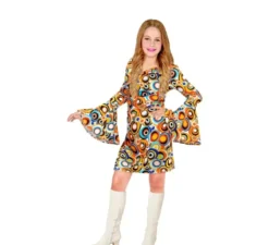 Costume Bubbles anni '70 per bambina e adolescente