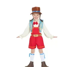 Costume Burattino di legno per bambina
