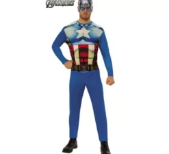 Costume capitano america dei vendicatori per l'uomo