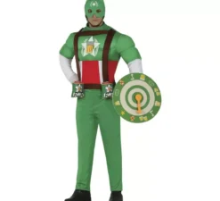 costume Capitano per gli uomini birra verde