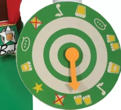 costume Capitano per gli uomini birra verde
