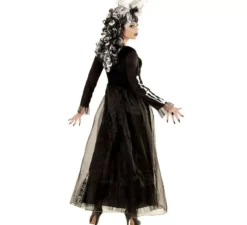 Costume Catrina bianco e nero per donna