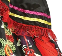 Costume Catrina con abito stampato per donna