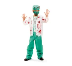 Costume chirurgo scheletro per bambino