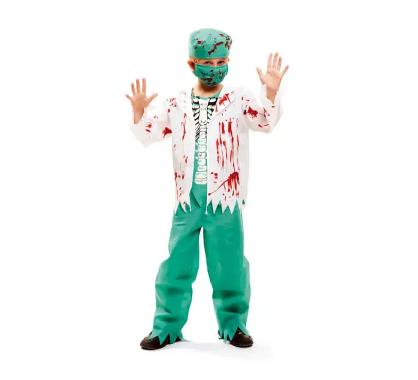 Costume chirurgo scheletro per bambino