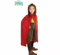 Costume Classic con Mantello Raya e l'ultimo drago Disney per bambina