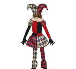 Costume classico da Arlecchino con diamanti per ragazza