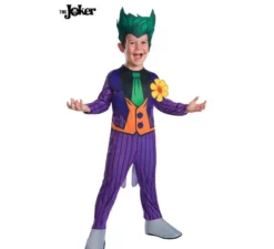 Costume classico da Joker con copricapo per bambini