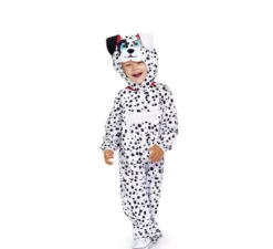 Costume classico dalmata con cappuccio per neonati e bambini piccoli