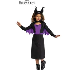 Costume classico da principessa Malefica per bambina