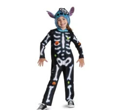 Costume classico da Stitch scheletro di Lilo & Stitch per bambini