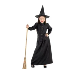 Costume classico da strega nera per ragazza