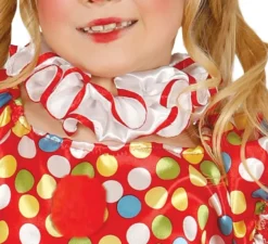Costume Clown pois perbambina