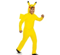 Costume con cappuccio Pokemon Pikachu per bambini