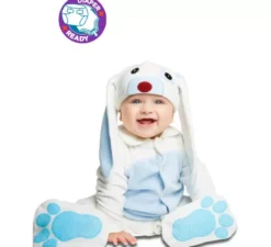 Costume coniglietto bianco e blu per bambino