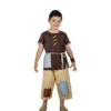 Costume contadino medievale per un ragazzo