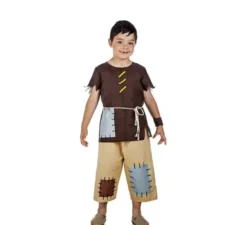 Costume contadino medievale per un ragazzo
