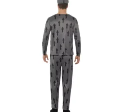 Costume criminale prigioniero per gli uomini