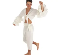 Costume cubano beige per uomo