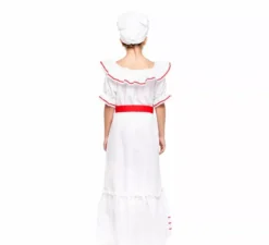 Costume cubano bianco per bambina