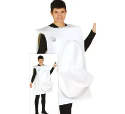 Costume da acqua bianca per adulto
