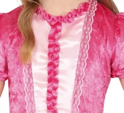 Costume da adorabile principessa rosa per bambina