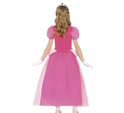 Costume da adorabile principessa rosa per bambina