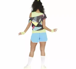 Costume da aerobica anni '80 da donna