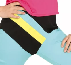 Costume da aerobica anni '80 per bambina
