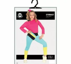 Costume da aerobica anni '80 per bambina