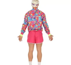 Costume da aerobica anni '80 per uomo